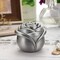Rose Shape Vintage Jewelry Box - Small Trinket Storage Holder Case Keepsake Organizer Box for Rings Earrings Necklace Treasure, Gift for Girls Women, Small